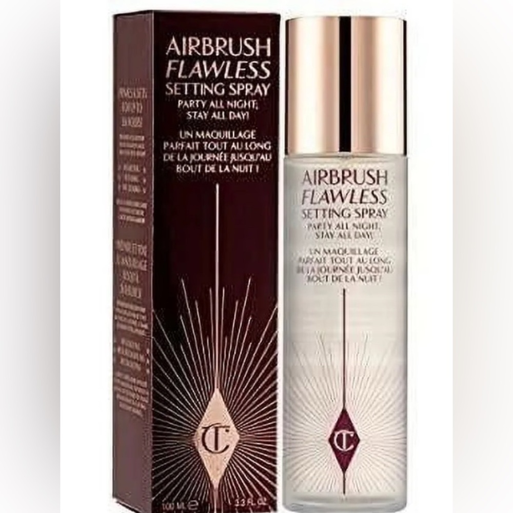 Charlotte Tilbury airbrush flawless setting spray 3.3 fl/oz. Brand new in box.
